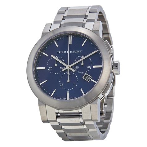 burberry chronograph blau|Burberry signatures for men.